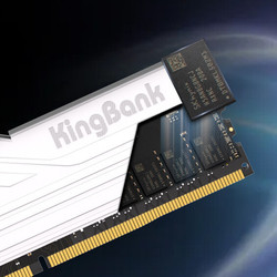 KINGBANK 金百达 台式机内存 DDR4 3600 32GB(16G×2)套装 银爵 时序C18