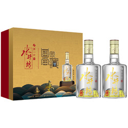 swellfun 水井坊 井台（国家宝藏纪念版）52度 500ml*2瓶 礼盒装（赠100ml井台1瓶红酒一瓶）