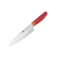 PLUS会员：ZWILLING 双立人 NOW S系列 54357-181-722 菜刀(不锈钢、18cm、石榴红)