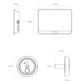 EZVIZ 萤石 DP2C系列 智能猫眼