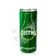  perrier 巴黎水 法国原装进口 原味气泡矿泉水 250ml*35罐 整箱装　