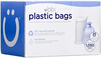 美国Ubbi尿不湿处理桶配件-胶袋(25个) 透明色UB10085