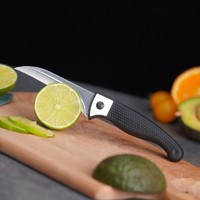 佳佰 不锈钢家用水果刀削皮刀加长刀具厨房便携小刀