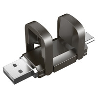 da hua 大华 S809系列 USB 3.2 U盘 灰色 256GB USB-A/Type-C双口