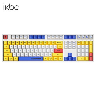 ikbc W210 108键 2.4G无线机械键盘 阿姆罗 Cherry青轴 无光