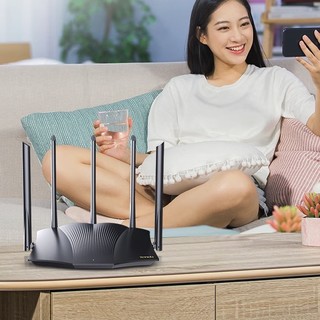 Tenda 腾达 AX12 Pro 双频3000M 家用千兆无线路由器 WiFi 6 黑色 单个装