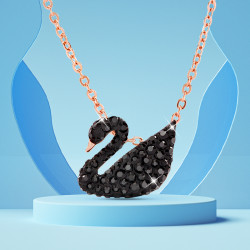 swarovski施华洛世奇小号黑天鹅项链5204133大号黑天鹅5204134