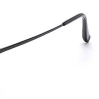 winsee 万新 TAI6006 黑色钛金属眼镜框+1.74折射率 防蓝光镜片