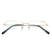 winsee 万新 TAI6006 金色钛金属眼镜框+1.74折射率 防蓝光镜片