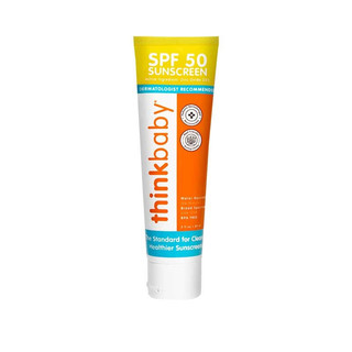 辛克宝贝 新乐宝贝Thinkbaby儿童防晒霜防晒乳SPF50天然成分物理防晒6个月以上宝宝孕妈成人适用 89ml