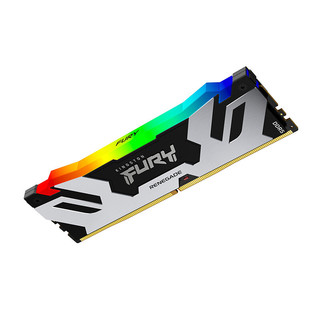 Kingston 金士顿 FURY DDR5 6000MHz RGB 台式机内存 灯条 白色 32GB 16GBx2