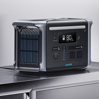 Anker 安克 A1770 户外电源 1229Wh 1500W 黑色