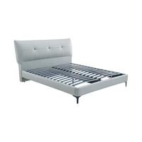 Sleemon 喜临门 新雨 简约真皮床 蜜月蓝 180*200cm