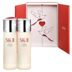 SK-II 神仙水75ml双支装sk2精华液护肤品套装化妆品礼盒3.8女神节礼物