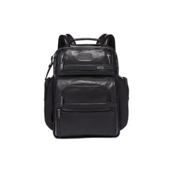 TUMI 途明 Alpha 3系列 男士皮质公文背包 09603580DL3 黑色 中号