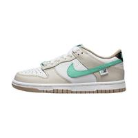 NIKE 耐克 Dunk Low 白薄荷绿 卡其色 运动休闲女GS低帮滑板鞋DX6063-131 40