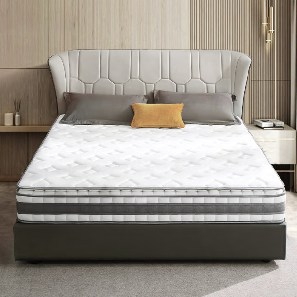 AB面弹簧床垫1.8*2米 乳胶床垫席梦思 奢睡款 赠送 保护垫乳胶枕