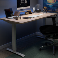 ELYDO 蓝立哆 H2 电动升降电脑桌 白色+橡木色 1.4*0.7m