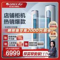 GREE 格力 新一级变频冷暖智能客厅家用立式3匹空调云逸II