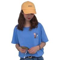 JOY OF JOY 女士圆领短袖T恤 JWTD183939 藏蓝色 M
