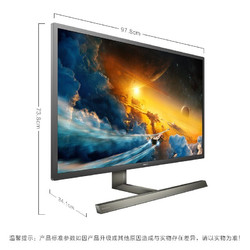 PHILIPS 飞利浦 猛腾 436M6VBRAB 43英寸 VA 显示器 (3840×2160、60Hz、90%DCI-P3、HDR400)