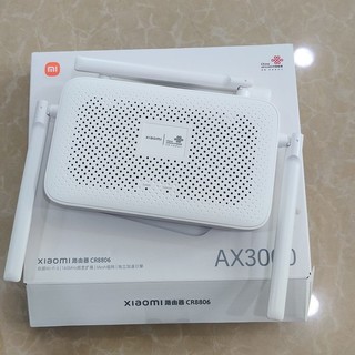 Xiaomi 小米 CR8806 双频3000M 家用千兆Mesh无线路由器 Wi-Fi 6 白色 单个装