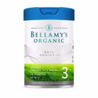 BELLAMY'S 贝拉米 原装进口澳洲澳洲贝拉米白金版有机A2婴儿配方奶粉3段(12-36个月)800g