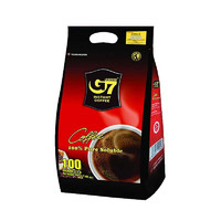 PLUS会员：G7 COFFEE G7纯黑速溶咖啡 2g*100条