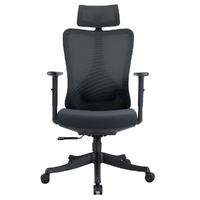 ZIZKAK 支家 A086 人体工学电脑椅 黑框黑网