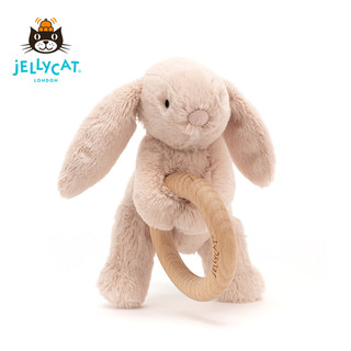 jELLYCAT英国舒柔小兔玩具木环安抚玩偶可爱毛绒玩具公仔送礼