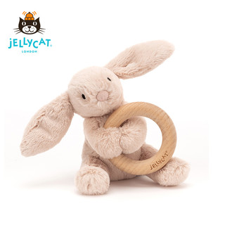 jELLYCAT英国舒柔小兔玩具木环安抚玩偶可爱毛绒玩具公仔送礼