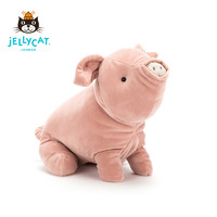 jELLYCAT 邦尼兔 MM4PS 圆润的玛露猪毛绒玩具 粉红色 18cm