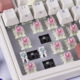 KZZI 珂芝 K75游戏机版 82键 三模机械键盘 白色 TTC金粉轴V2 RGB