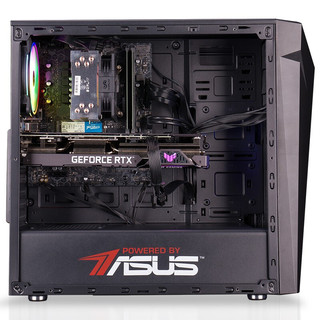 ASUS 华硕 未来者 十二代酷睿版 台式机 黑色（酷睿i7-12700F、RTX 3060Ti 8G、64GB、500GB SSD、风冷）