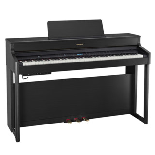 Roland 罗兰 HP701 电钢琴 88键全配重键盘 黑色 琴凳+耳机+礼包