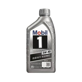 Mobil 美孚 1号系列 5W-40 SP 全合成机油 1L