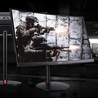 acer 宏碁 暗影骑士系列 XR272U P 27英寸 IPS 曲面 FreeSync 显示器（2560×1440、170Hz、99%sRGB、HDR400、Type-C 65W）