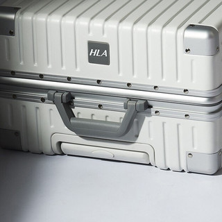 HLA 海澜之家 悦途系列 拉杆箱 2090 铝框款 象牙白 26寸