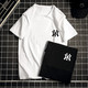 KRXSJO 短袖t恤男T993-白色（黑色下单备注） L(建议125-140斤)
