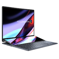 京东百亿补贴：ASUS 华硕 灵耀X双屏Pro 2022款 14.5英寸笔记本电脑 黑色（i7-12700H、RTX 3050Ti、16GB、1TB、2.8K、120Hz）