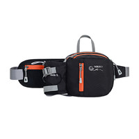 日高（NIKKO） 户外腰包多功能旅行装备男女款登山运动包3L防泼水 黑色