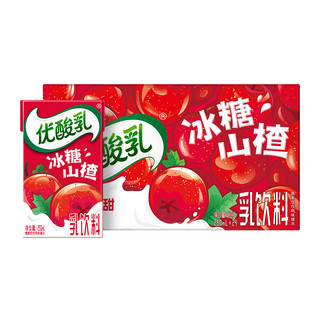 88VIP：yili 伊利 优酸乳 冰糖山楂含乳牛奶饮料 250ml*24盒