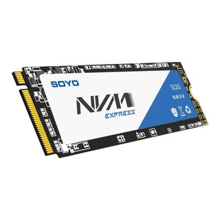 SOYO 梅捷 NVMe M.2 固态硬盘 512GB（PCI-E 3.0）