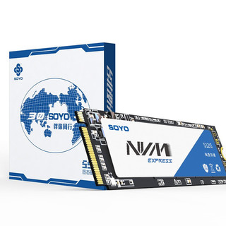 SOYO 梅捷 NVMe M.2 固态硬盘 512GB（PCI-E 3.0）
