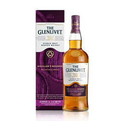 THE GLENLIVET 格兰威特 三桶陈酿 苏格兰 单一麦芽威士忌 1000ml 单瓶装