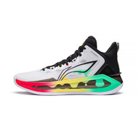 LI-NING 李宁 利刃 3.0 男子篮球鞋 ABAS091-1 标准白/黑色 41.5