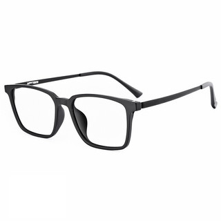Clearance 克莉伦丝&ZEISS 蔡司 9822 砂黑TR钛眼镜框+泽锐系列 1.67折射率 非球面镜片 钻立方铂金膜