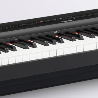 YAMAHA 雅马哈 P128B 88键重锤电钢琴 单踏+木架+官方标配 黑色
