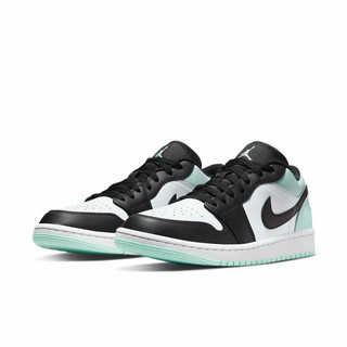 AIR JORDAN 正代系列 Air Jordan 1 Low Se 男子篮球鞋 DM1199-100 白黑绿 43