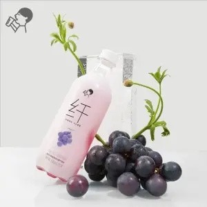 HEYTEA 喜茶 葡萄气泡水 500ml*5瓶